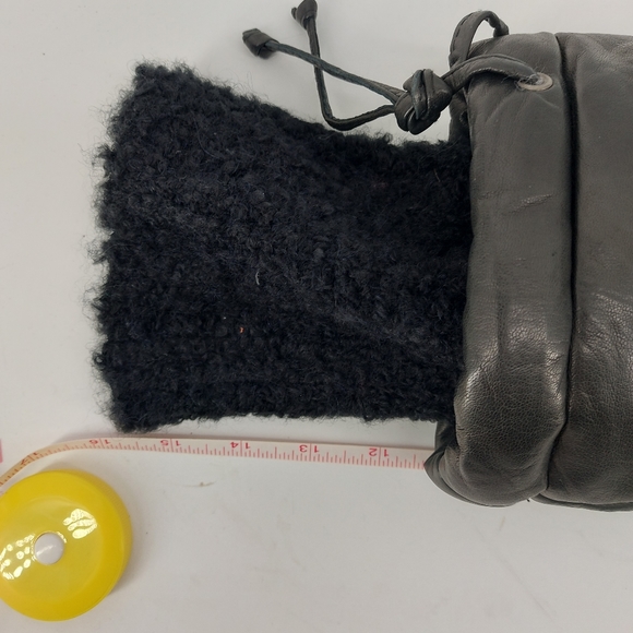 Roncarati lamb leather quilted bomber jacket with Alpaca Trim - Picture 15 of 16